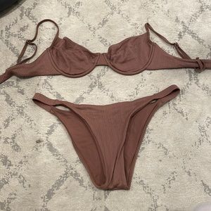 Monday Swimwear - Caramel Rib